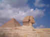Sphinx mit Cheopspyramide