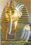 Totenmaske des Tutankhamun im gypt. Museum