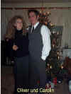 Oli und Carolin am Heiligabend 2001 (35272 Byte)